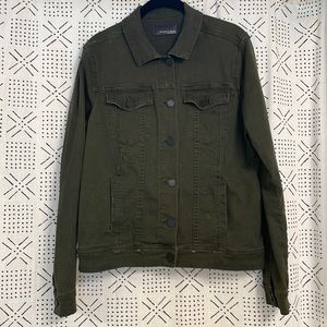 ARTICLES OF SOCIETY Army Green Denim Jacket